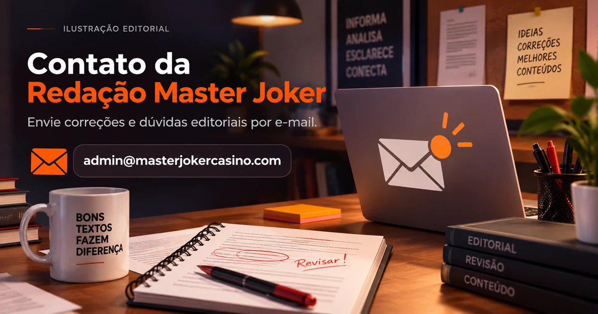 Contato da Redação Master Joker