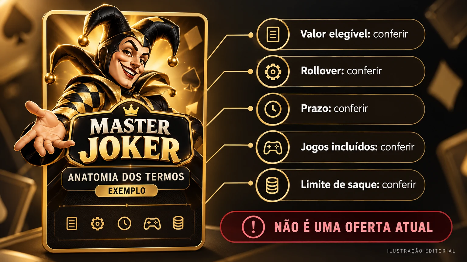 Exemplo editorial de resumo claro de bônus